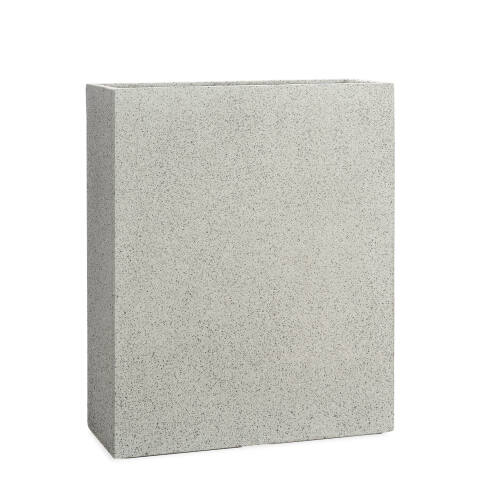 Raumteiler Pflanzkübel 72cm hoch und 60cm breit in granit grau