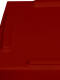 Pflanzkübel SQUARE - Shiny Rot - 19cm x 10cm x 10cm