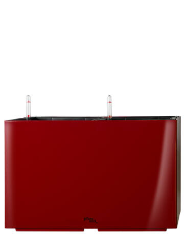 Kunststoff Pflanzkübel 56 cm lang mit Bewässerungssystem in der Farbe shiny rot  Modell Tub