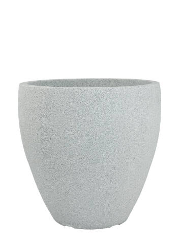Kunststoff Pflanzkübel Modell Cup 56cm Durchmesser rund in Natursteinoptik grau
