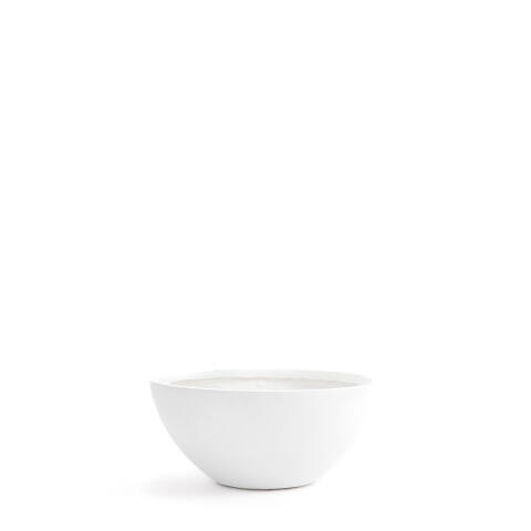 Runde Pflanzschale Modell Bowl 28cm Durchmesser in der Farbe weiß