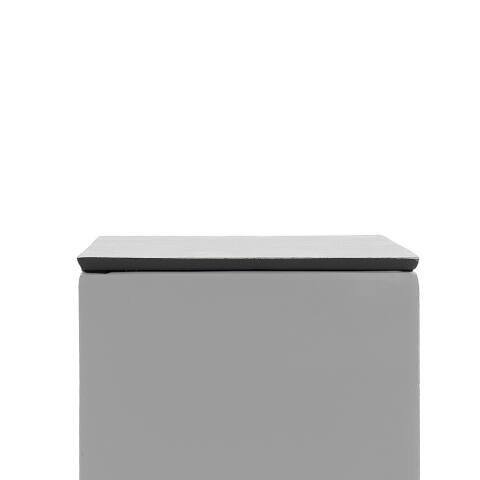 Pflanzkübel Deckel eckig in 33x33cm zur Auflage auf Pflanzsäulen in der Farbe dunkelgrau anthrazit